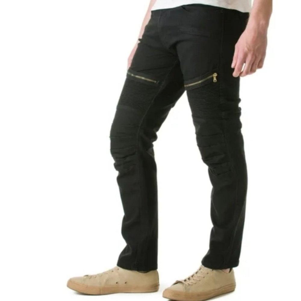 Refinery Republic Solid Black Straight Fit Jeans - image 1